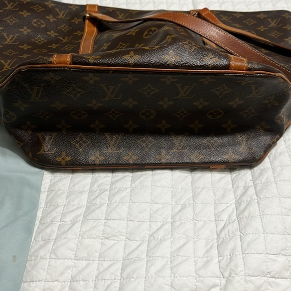 AUTHENTIC VINTAGE LOUIS VUITTON TOTE BAG LARGE - Picture 6 of 10